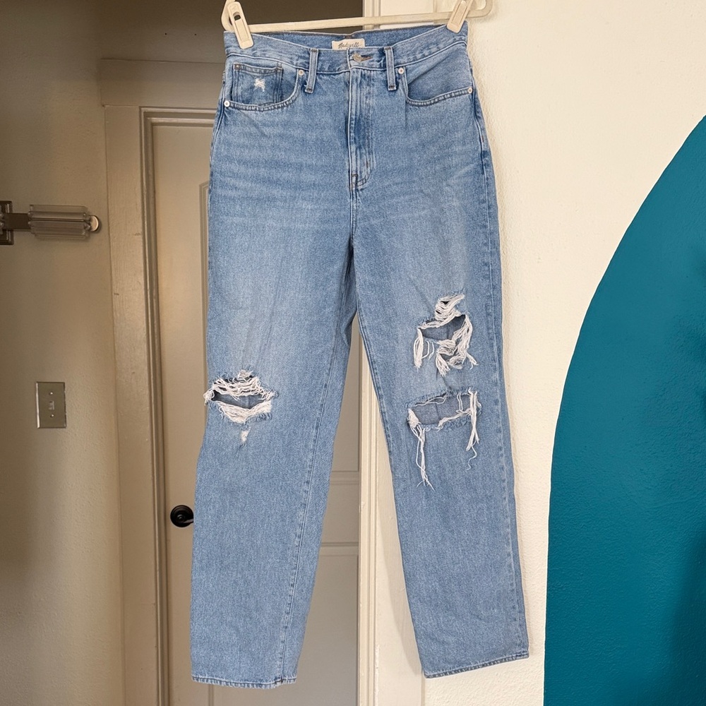 Madewell baggy straight jeans